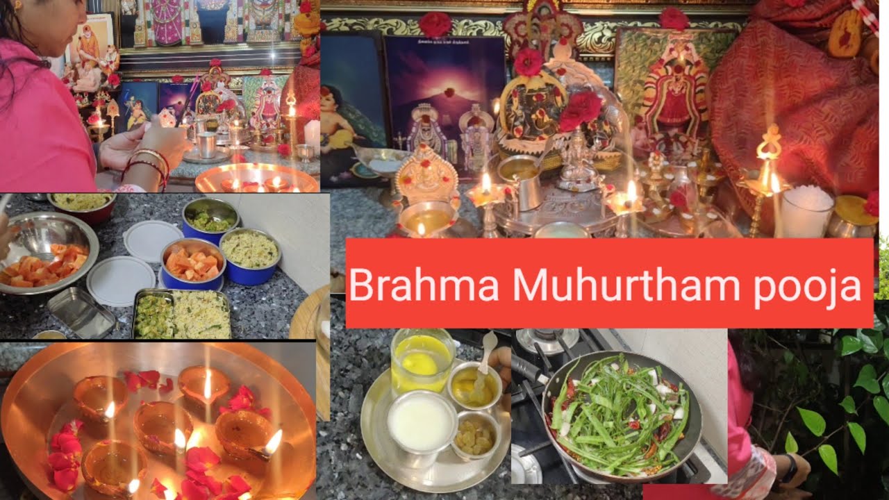 Early morning 4Am Bramha muhurtha pooja vlog /Brahma Muhurtham pooja tips /Lunch Box recipe/tamil