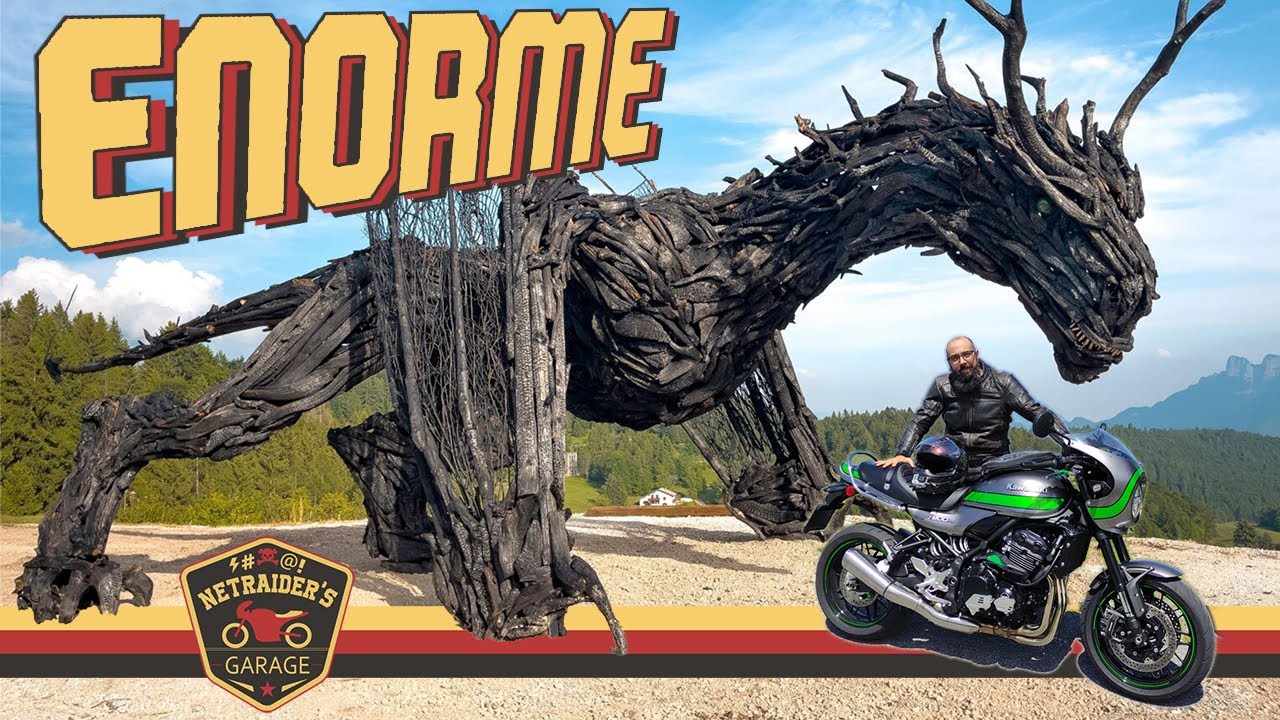 Alla conquista del Drago Vaia, chiaramente in moto 🏍️