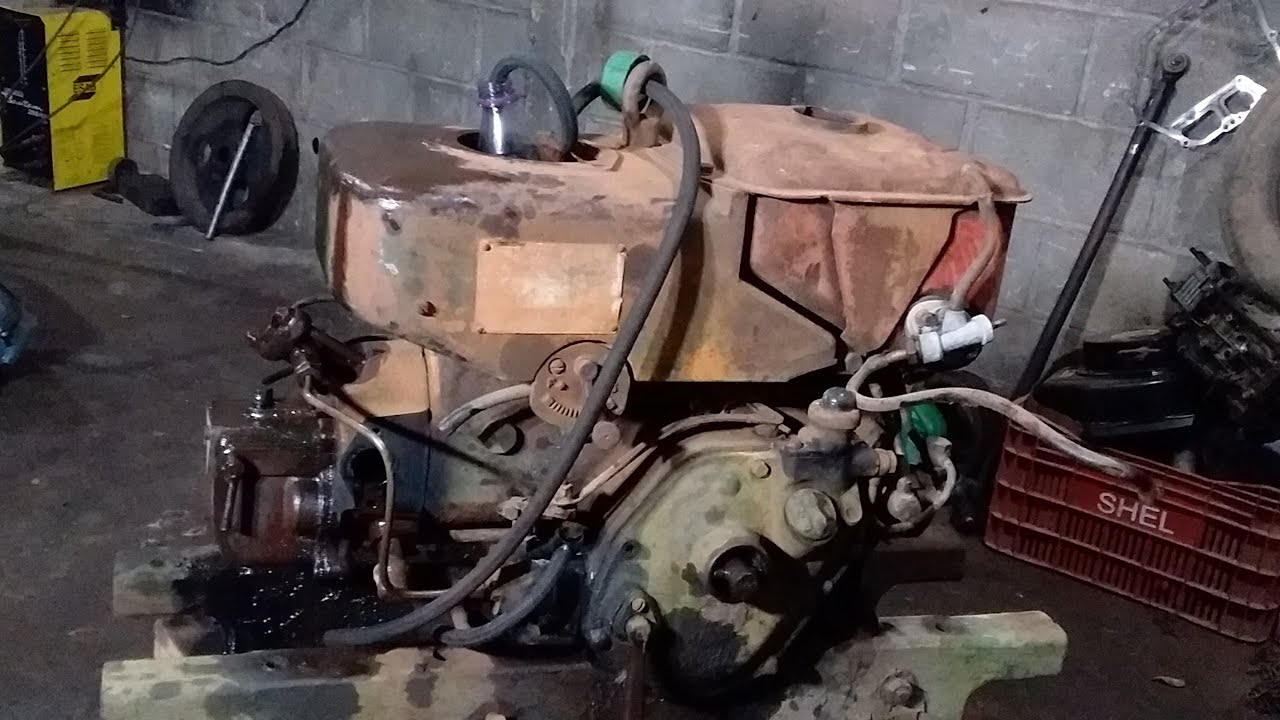 Motor yanmar B8 . Muito tempo parado, será que ainda funciona