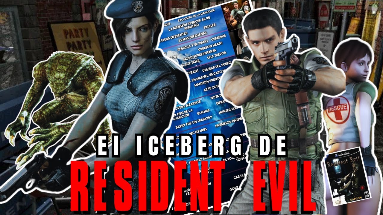 EL ICEBERG DE RESIDENT EVIL 1 REMAKE (Completo)
