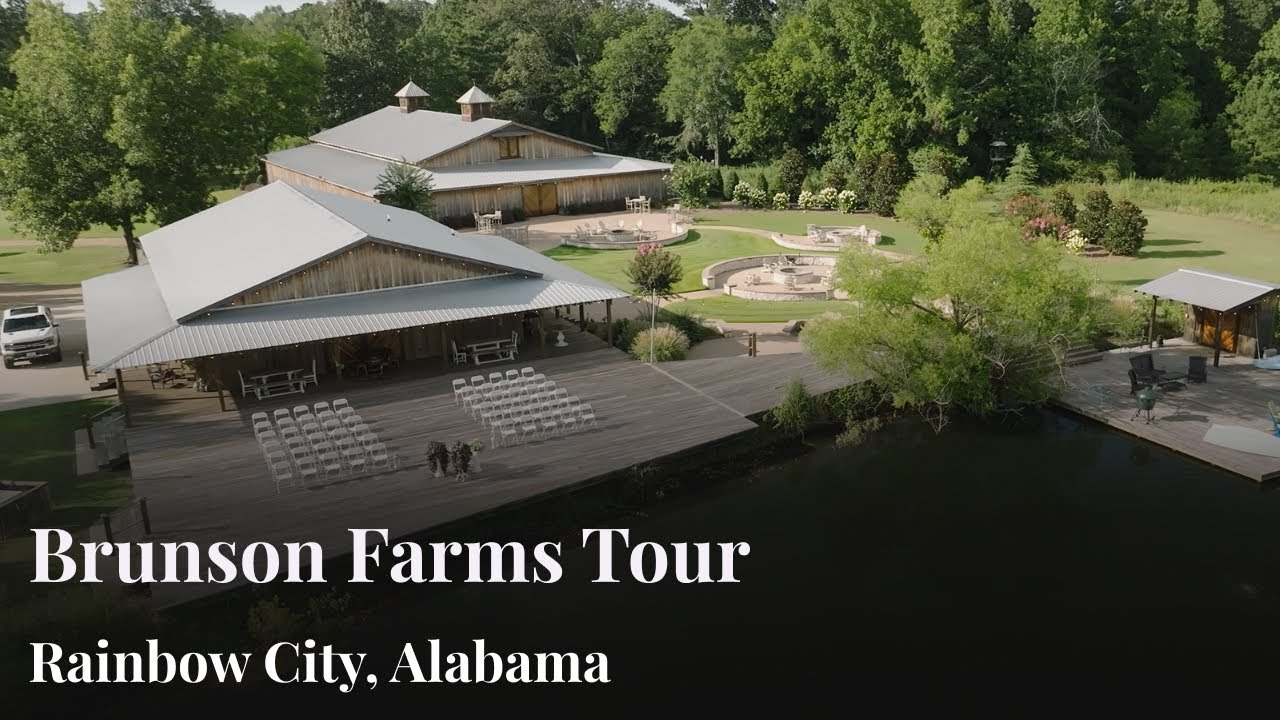 Brunson Farms in Rainbow City, Alabama--Full Venue Walkthru Tour #alabamaweddingvenues