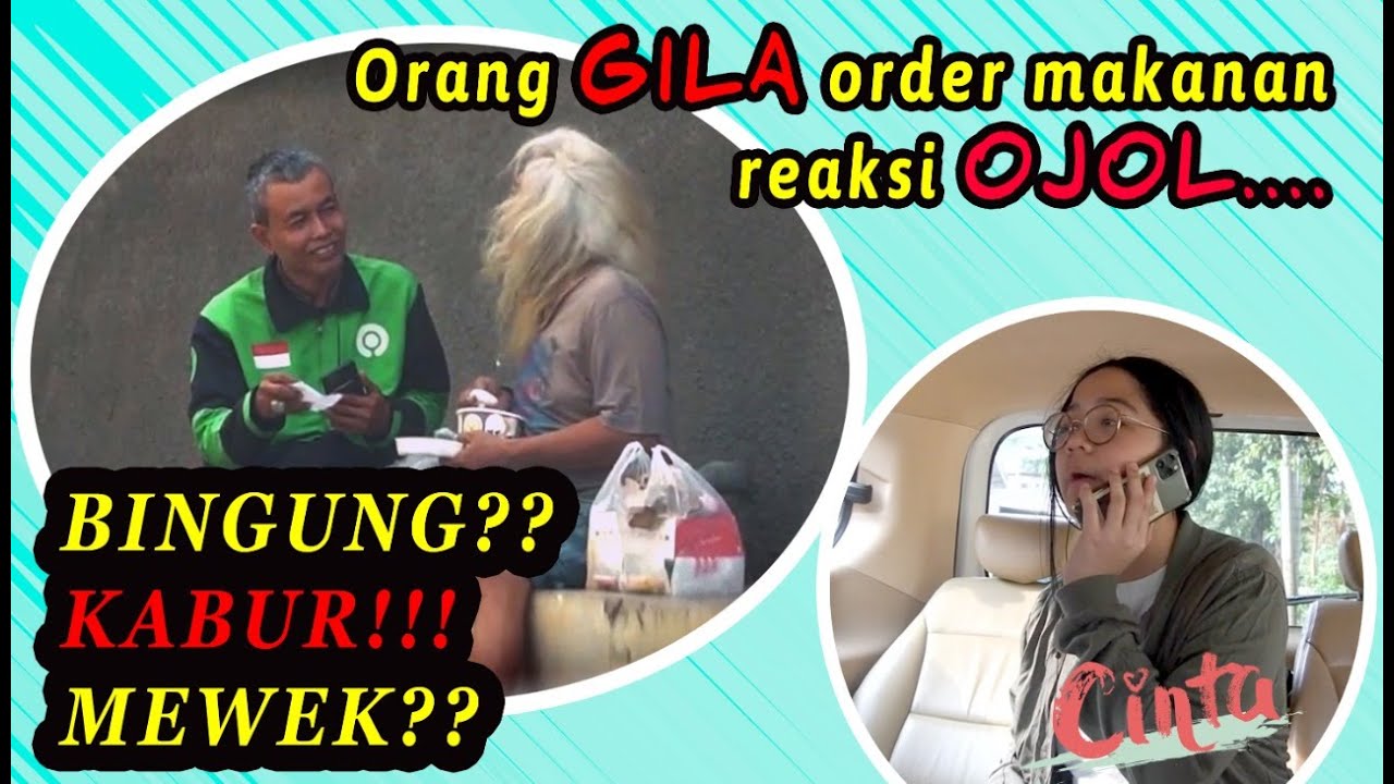 ORANG GILA ORDER MAKANAN, REAKSI OJOL BIKIN MEWEK