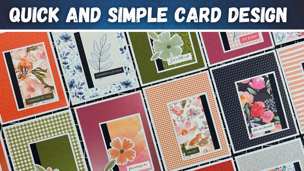 using a full 6x6 paper pad | honey bee summer stems