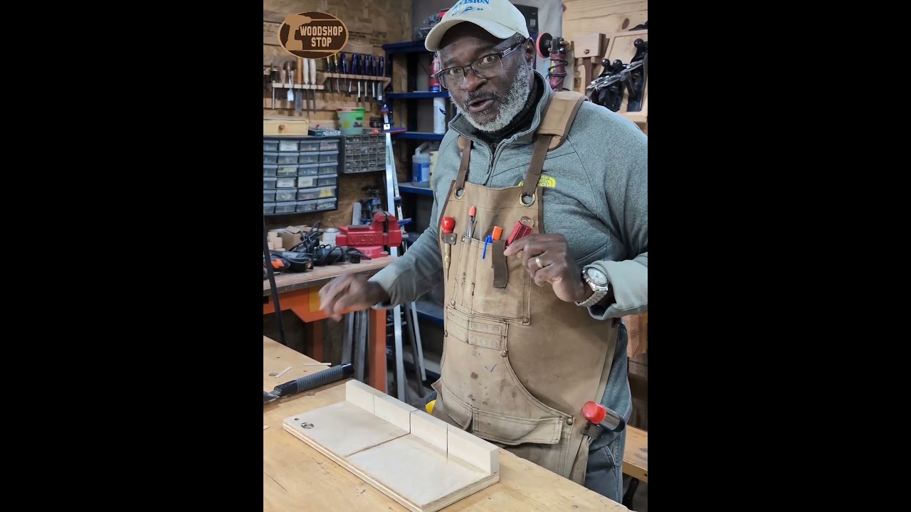 The best bench top miter jig. #woodworking #diy #jigs