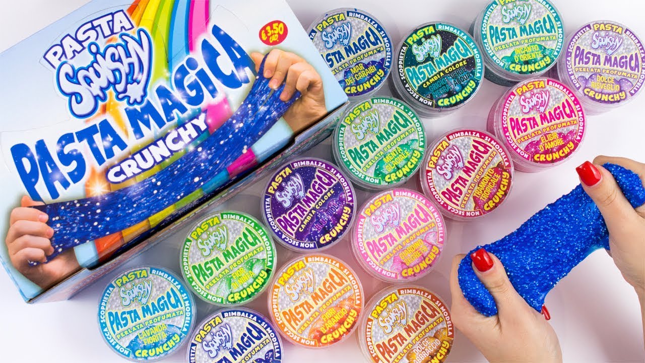 Apriamo la NUOVA Squishy PASTA MAGICA CRUNCHY! Con PERLE all'interno!