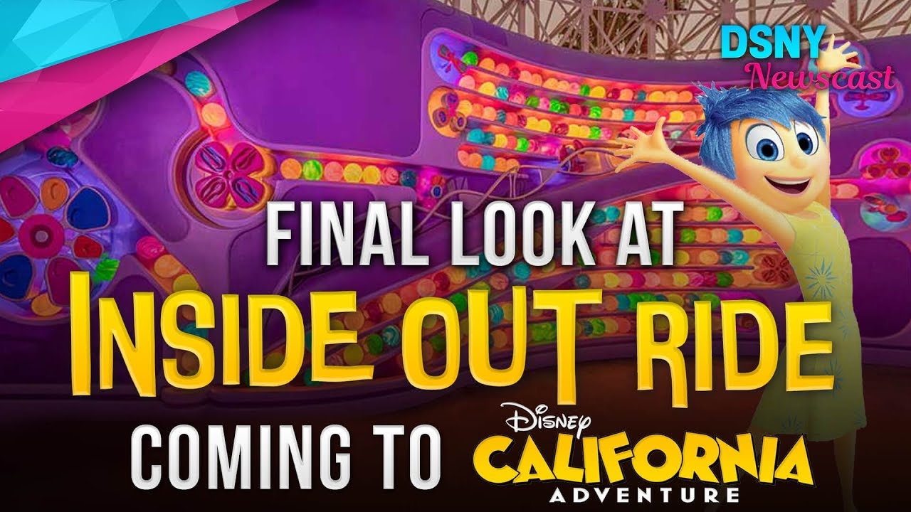 ФИНАЛЬНЫЙ ВЗГЛЯД на аттракцион «Головоломка» в парке развлечений Disney California Adventure — Di...