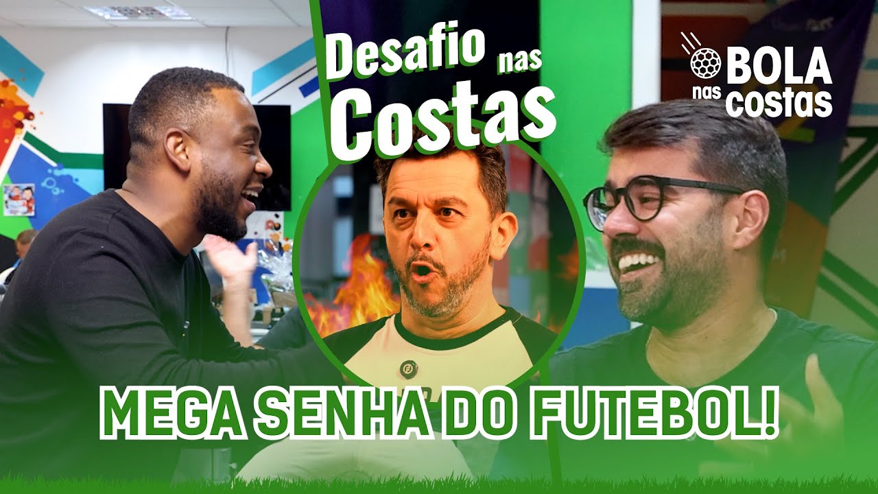 MEGA SENHA DO FUTEBOL | Desafio nas Costas | ATL TV