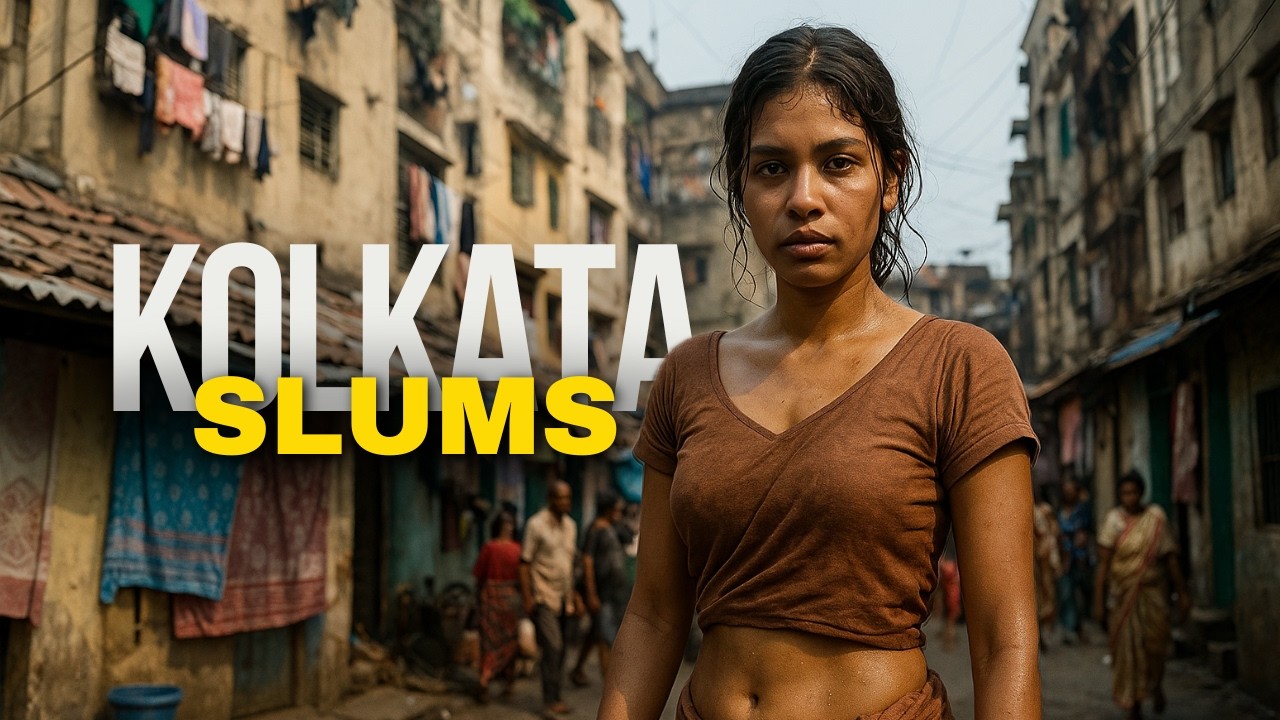 KOLKATA WALKING TOUR 🇮🇳 INDIA 2025 🚶 Inside the SLUMS &mdash; HARD Real Life India in Narrow Alleys