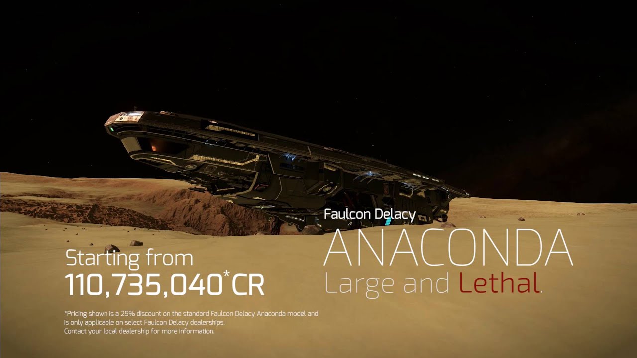 Large and Lethal - Elite Dangerous Anaconda