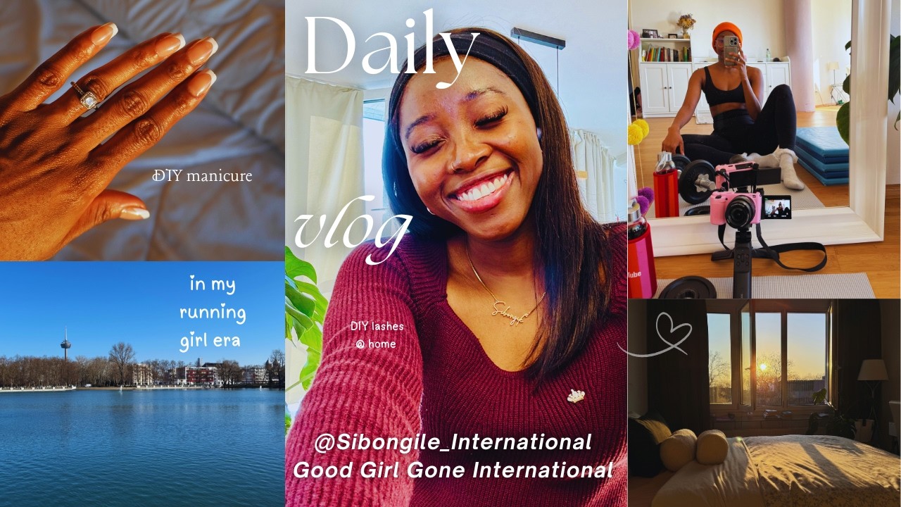 New week reset | Fresh sheets | DIY Lashes and Nails at home