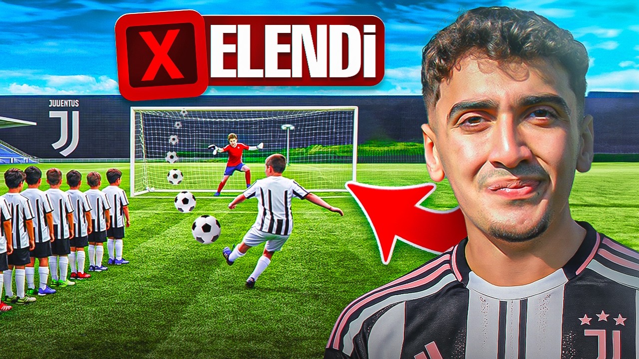 JUVENTUS AKADEMİ ÖDÜLLÜ PENALTI CHALLENGE!
