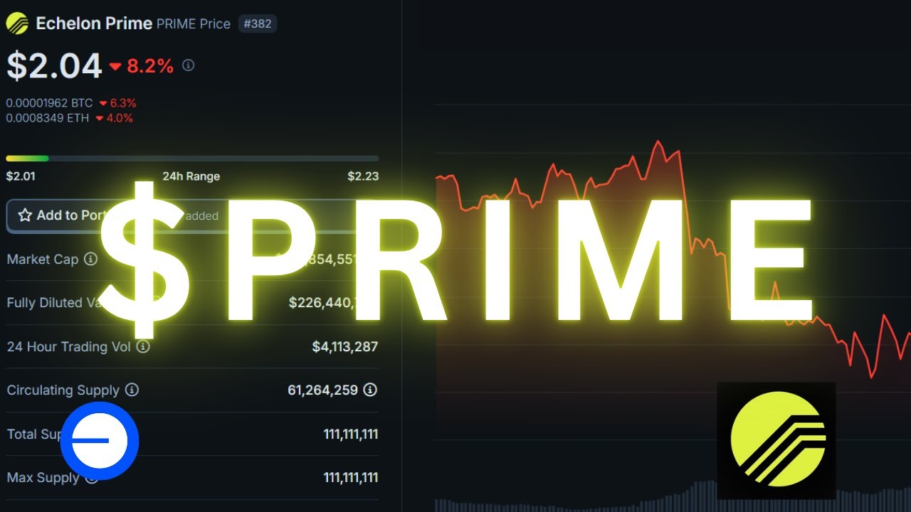 Dlaczego cena monety PRIME tak bardzo spadła? Najnowsze informacje o Echelon Prime i prognoza cen...