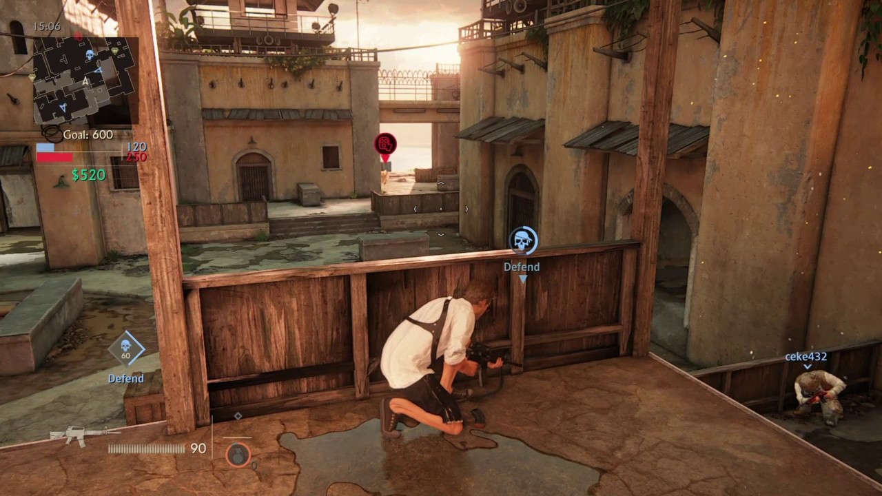 UC4 Multiplayer: First M4 gamplay, 24 downs on Prison
