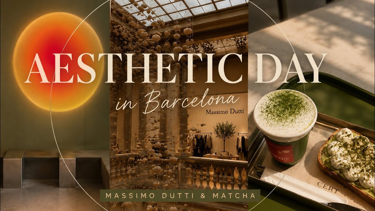 The most hyped matcha in Barcelona 🌿☕ | Circl Coffe, Aestetic Interior Store & Kombucha Workshop