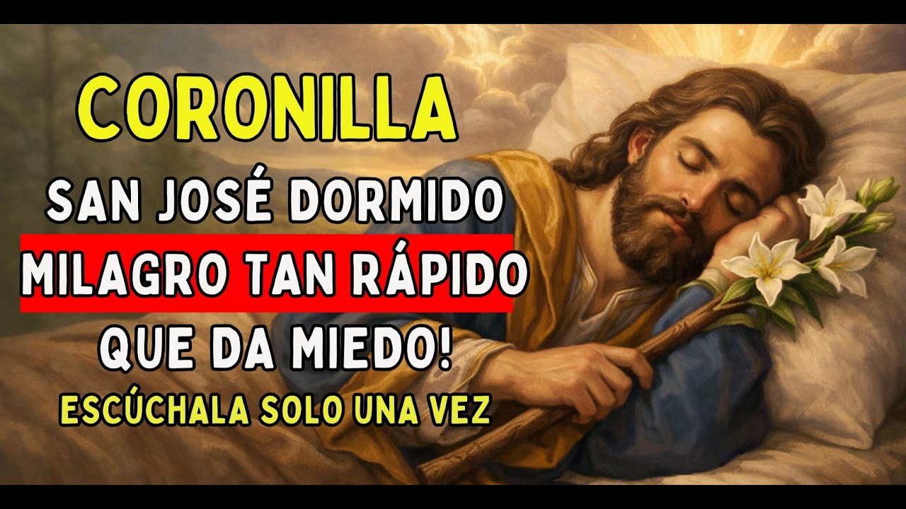 Coronilla a San José Dormido: Confía tus SUEÑOS y preocupaciones a su corazón