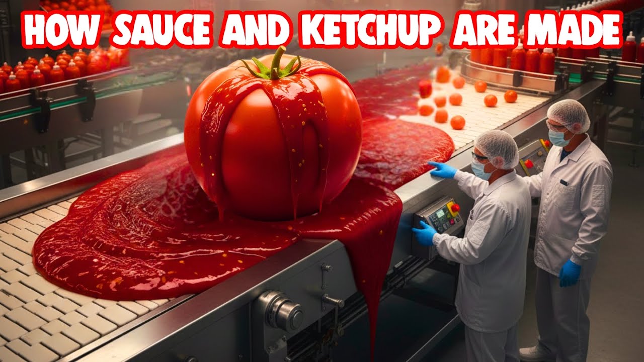 Inside a Sauce & Ketchup Factory | How Sauce and Ketchup Are Made Step by Step (Full Process)