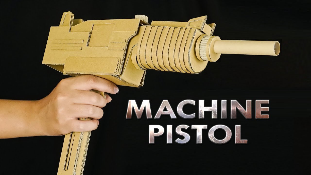 How To Make Machine Pistol | Amazing DIY Cardboard Toy