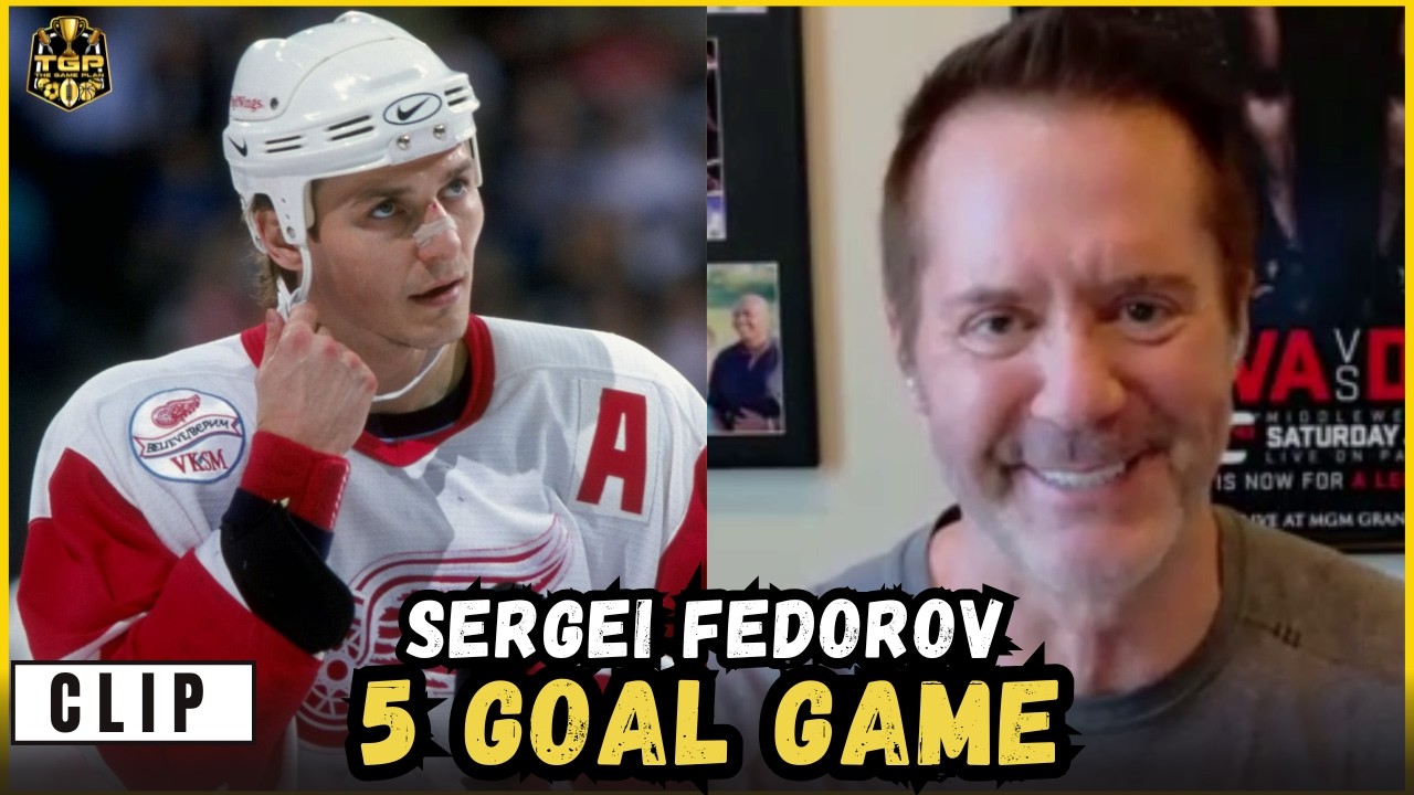 Mike Goldberg on Sergei Fedorov's Historic 5-Goal Game #redwings