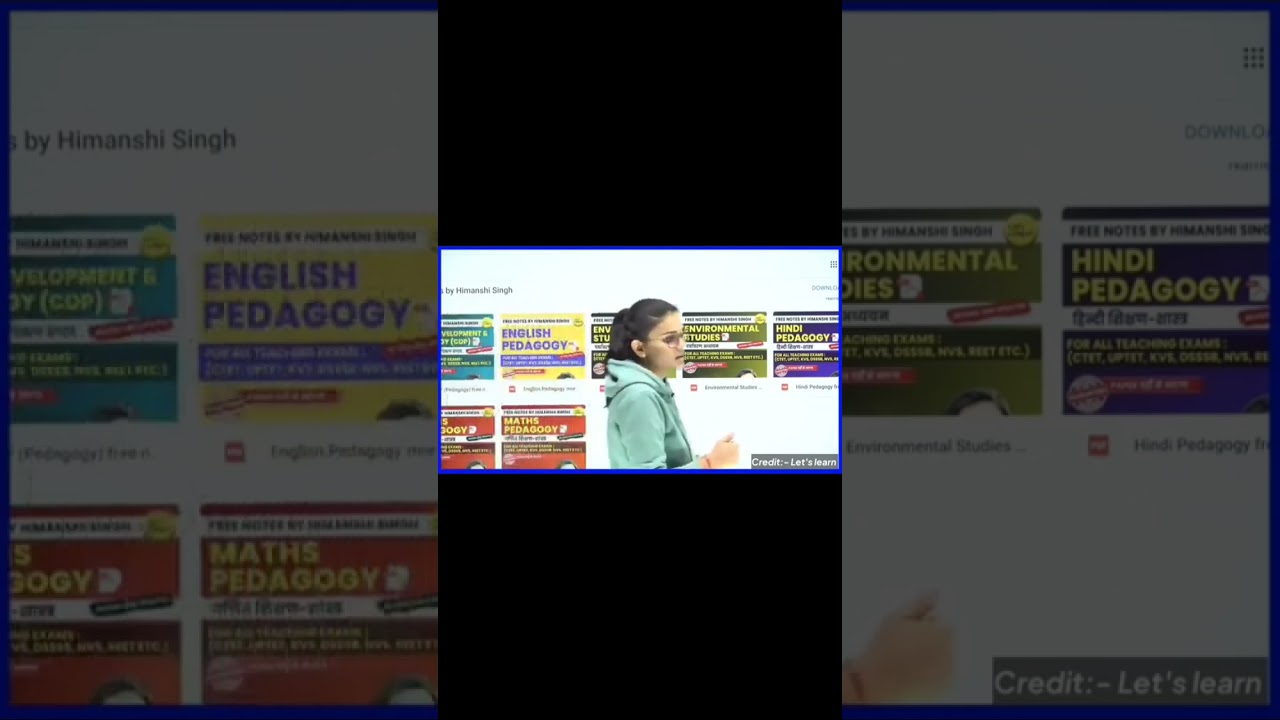 himanshi singh keCtet free notes kaise download kare #ctet #himanshi #letslearn