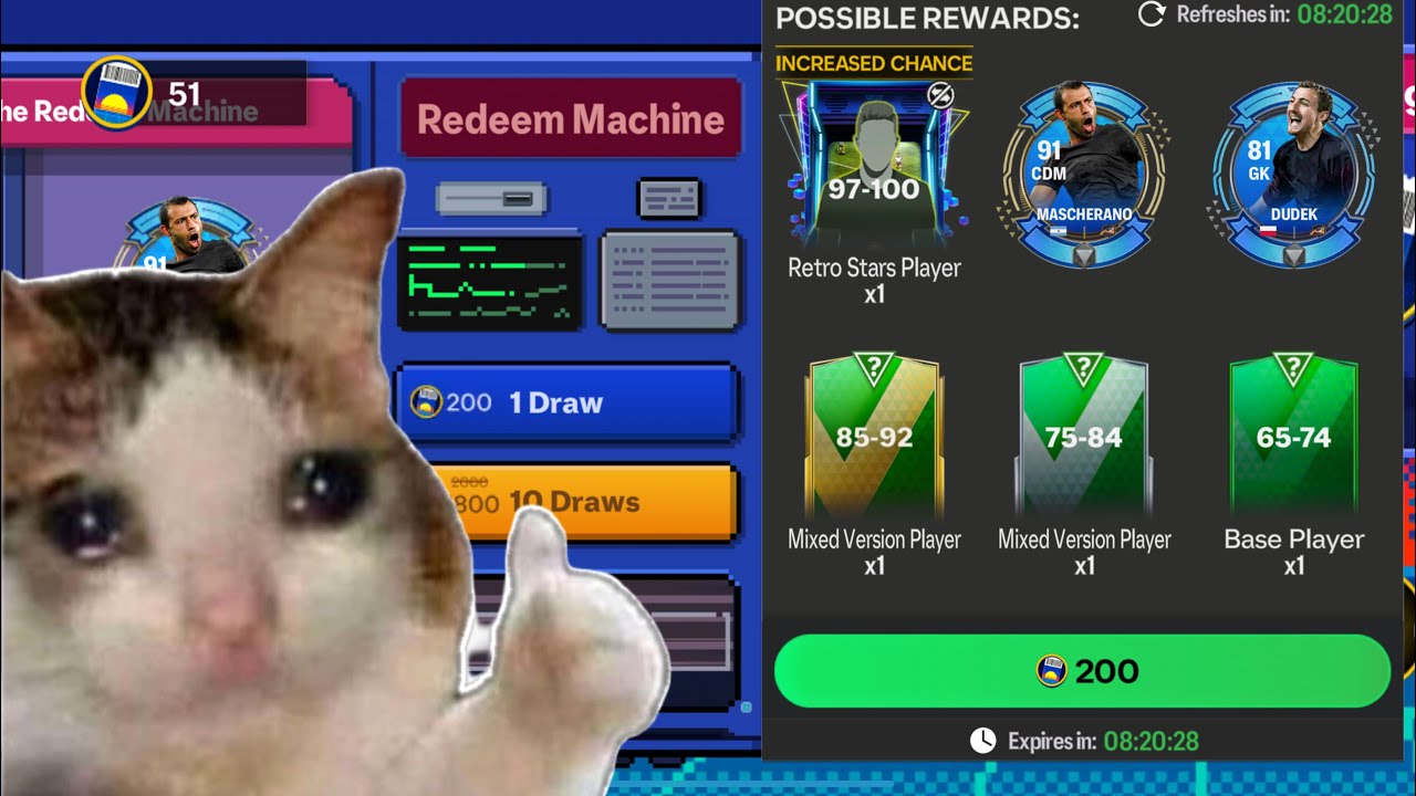 I Spent All My Retro Stars Tickets in Redeem Machine + Funny Pack Opening + Funny Matchday