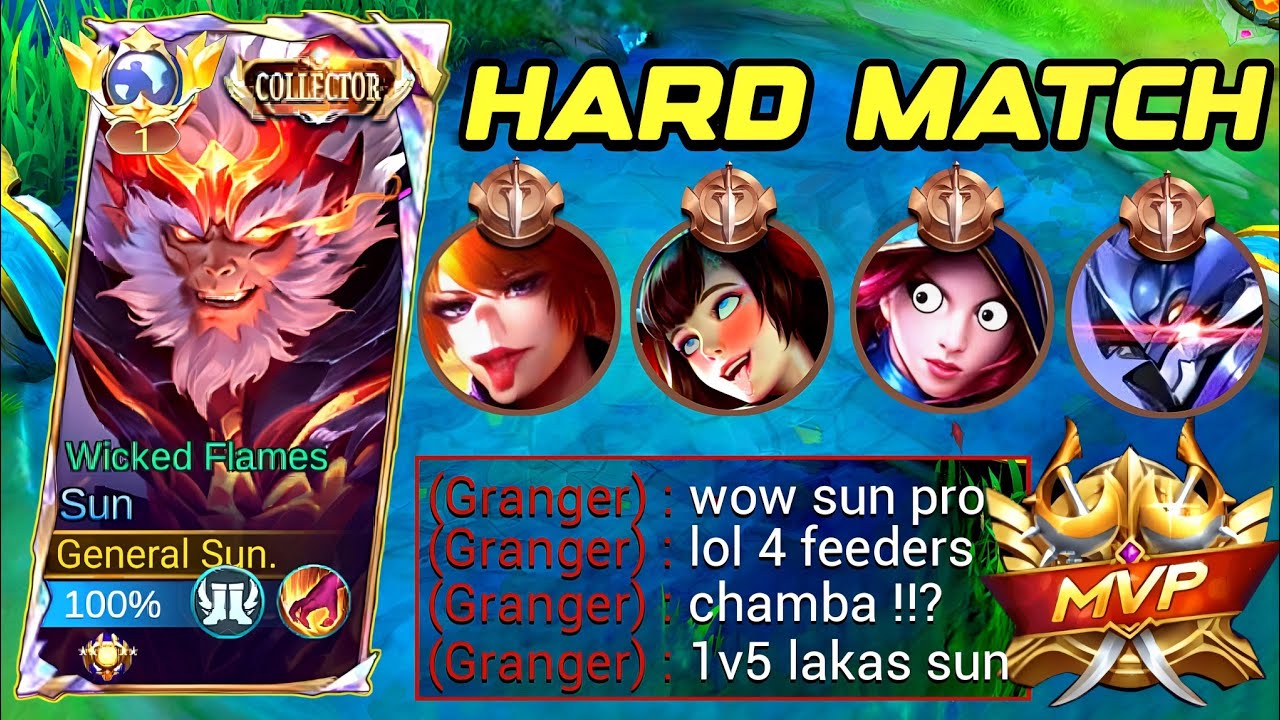 THIS IS MY HARDEST MATCH SUN GAMEPLAY NEW SEASON | SUN CARRYING 4 TOXIC AND TROLL TEAMMATES!