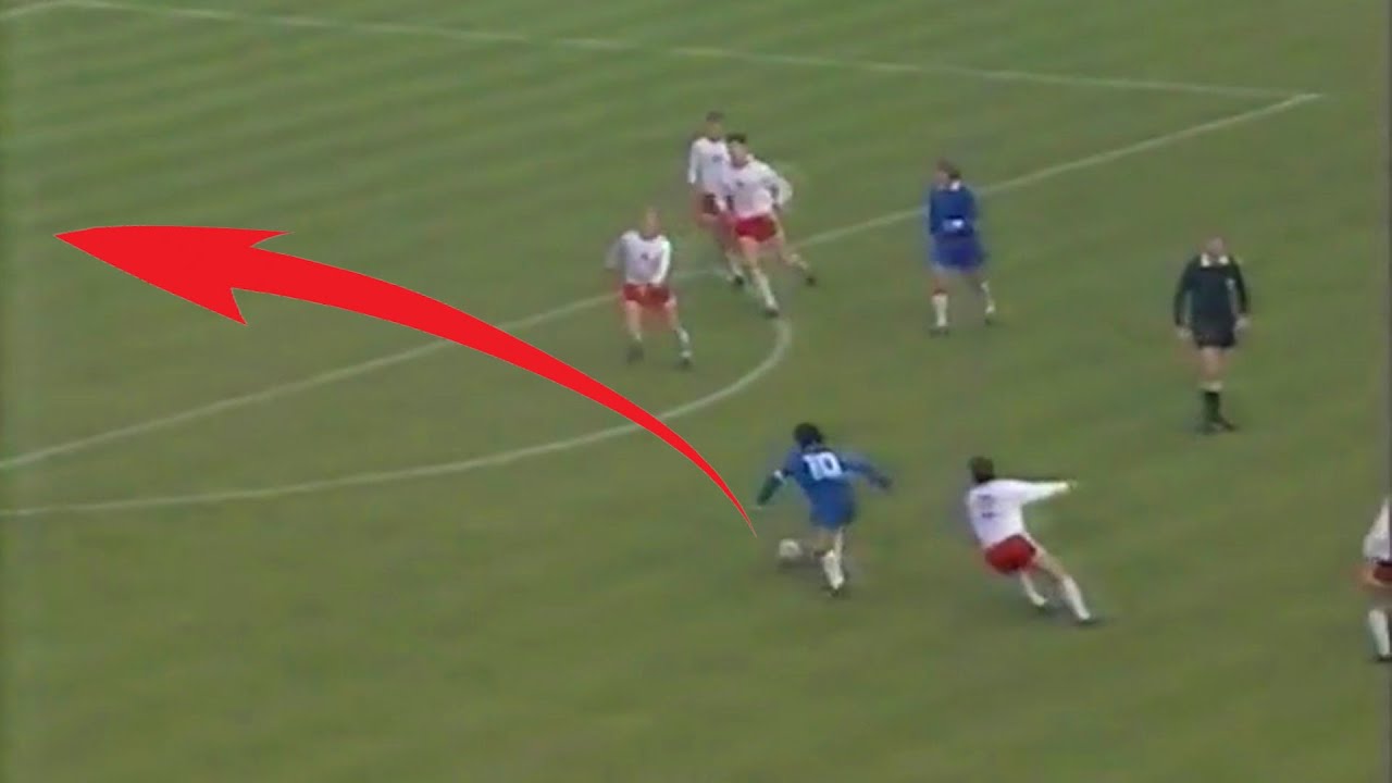 El día que Maradona jugo para Italia y creo esta Obra de Arte! (1988)