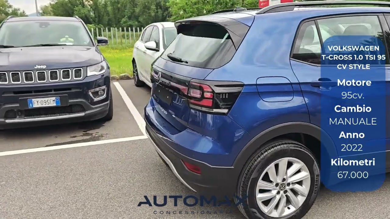 VOLKSWAGEN T-CROSS 1.0 TSI 95 CV STYLE