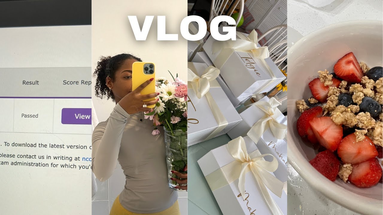 I PASSED THE PANCE!! MY BRIDESMAIDS REACT TO THEIR PROPOSAL, EXAM DAY VLOG