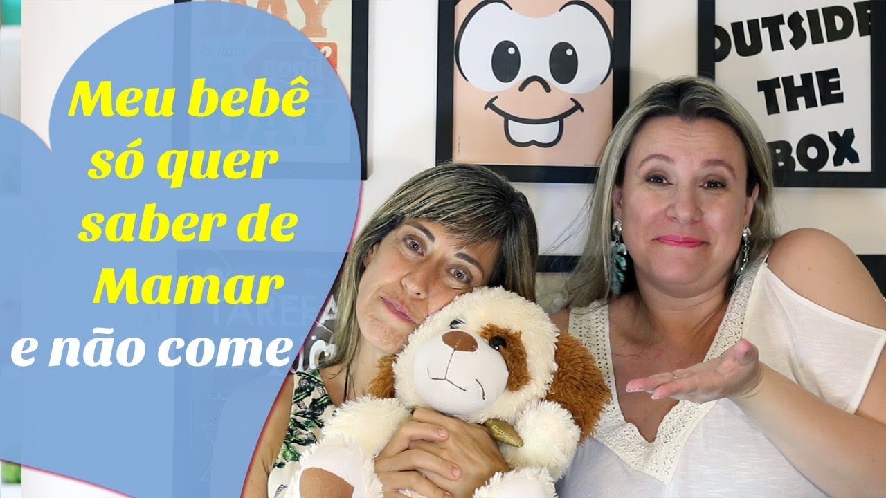 MEU BEBÊ NÃO QUER COMER, só quer mamar | feat Nutricionista Analucia