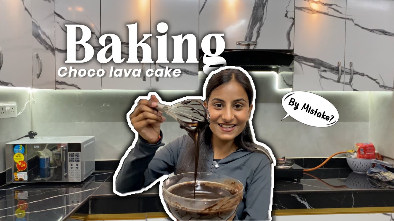 Baked Choco Lava Cake by mistake🫣🤤♥️