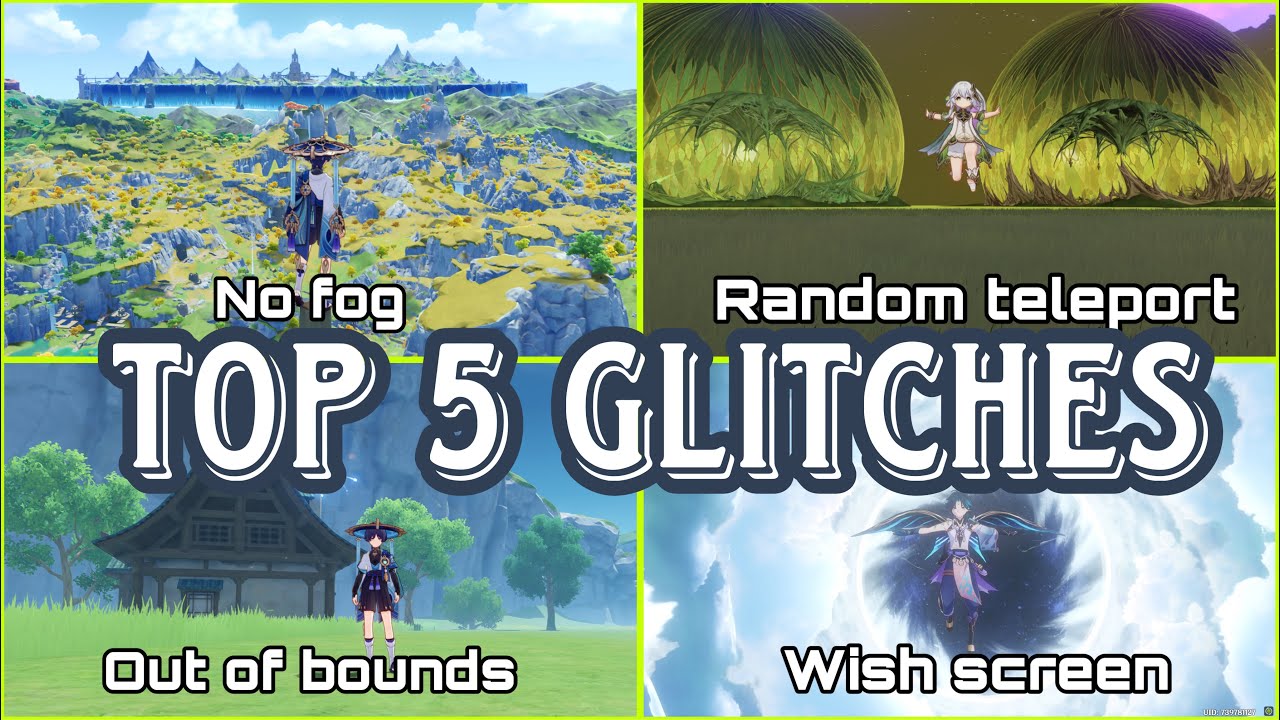 Top 5 Glitches in genshin impact | most fun glitches to do in genshin impact