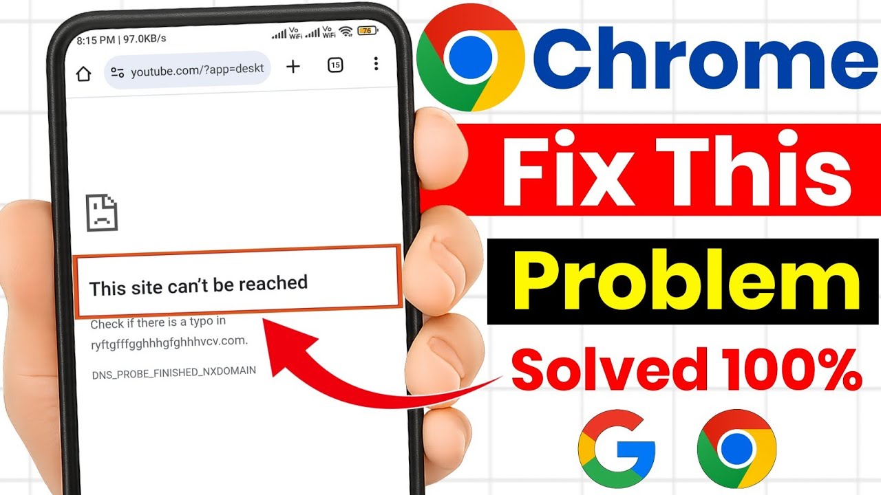 This site can't be reached problem in chrome| Chrome website not opening| This site can't be reached