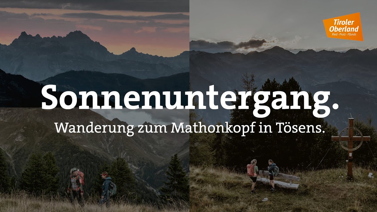 Sonnenuntergangwanderung - Wanderung zum Mathonkopf in Tösens