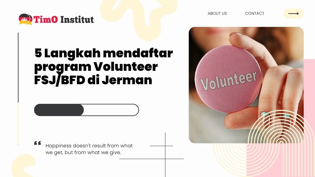 Program Volunteer FSJ/BFD di Jerman untuk Desember 2025! Yuk segera daftar!