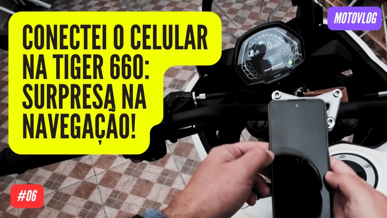 Tiger Sport 660 com GPS no Painel? Veja o Teste!