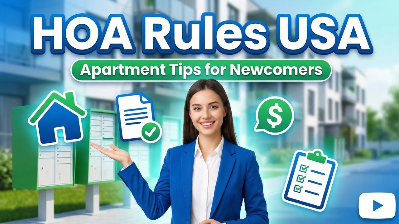 HOA Rules in the USA Explained | Apartment Tips for Newcomers | Living Overseas 101