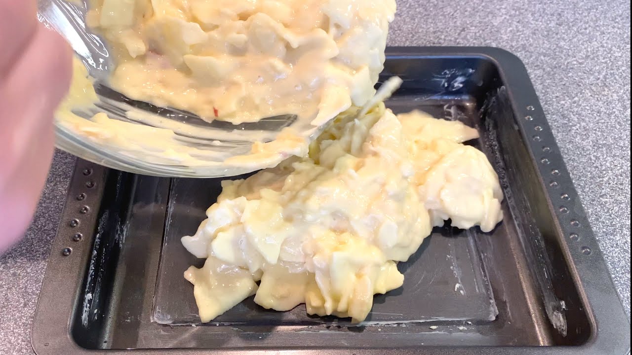 Простой и вкусный яблочный пирог за 5 минут❗️