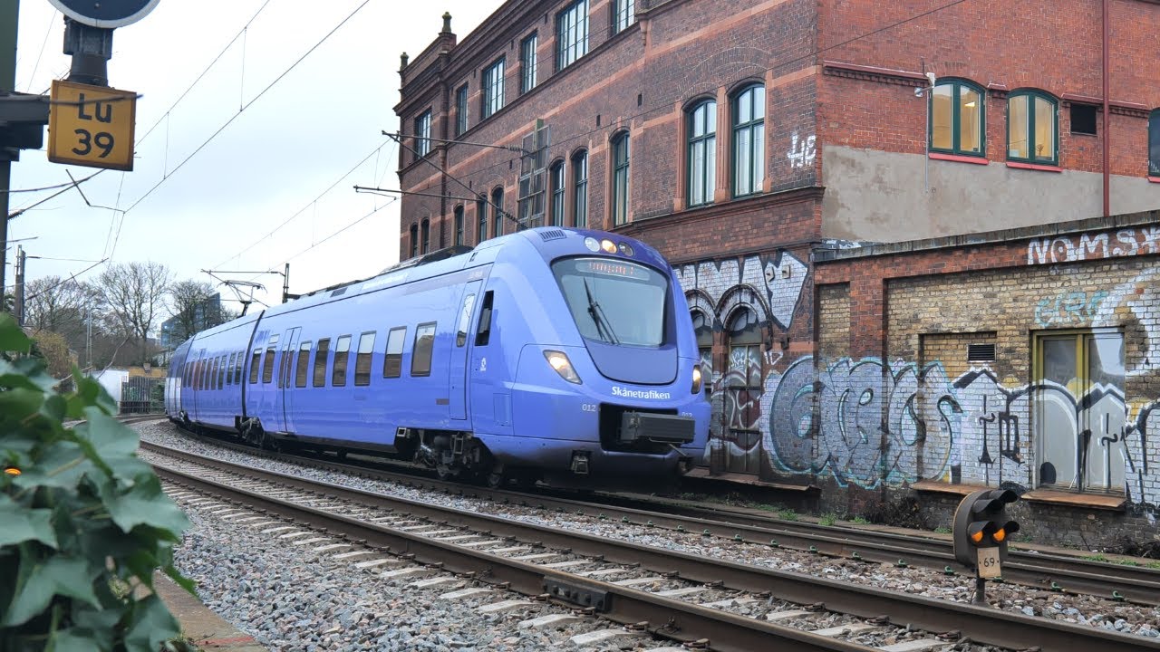 Tåg Runtom i Lund - 4k60