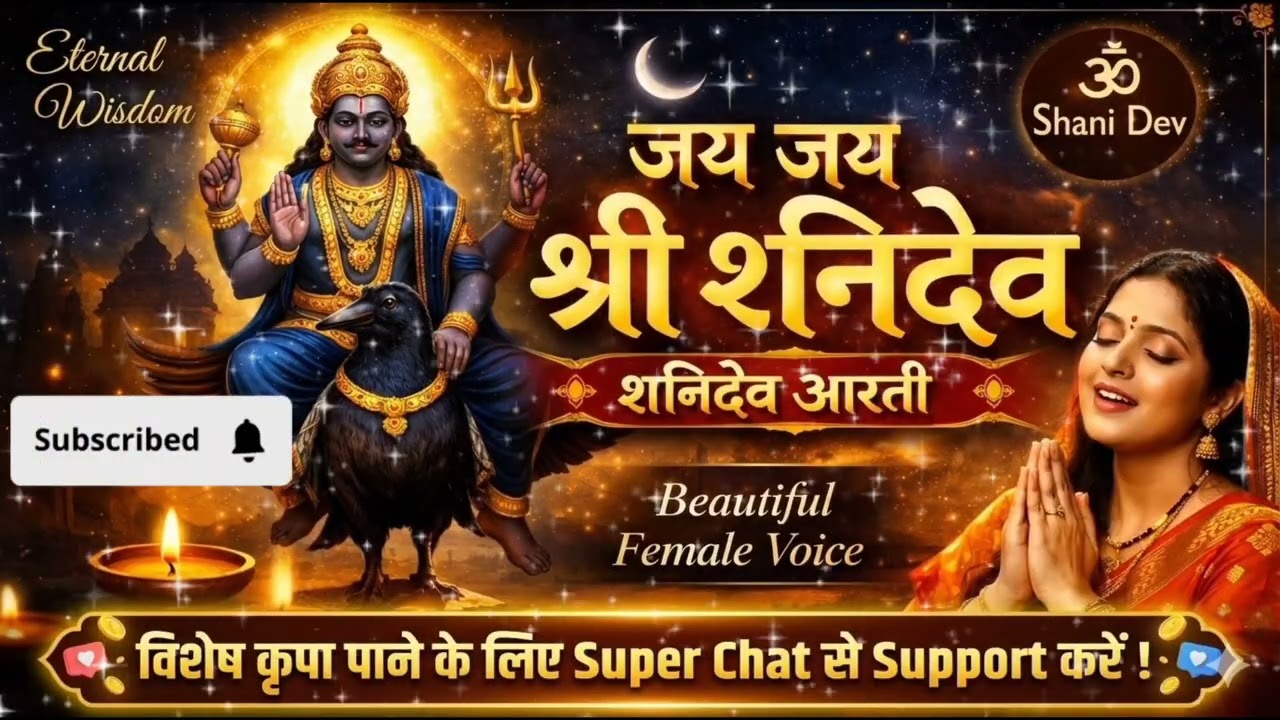 श्री शनिदेव आरती | शनि देव की आरती | Shani Chalisa & Aarti