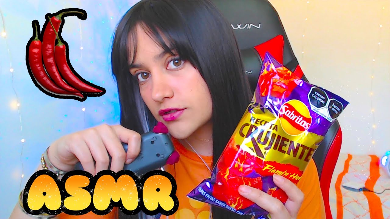 ASMR 👅🌶Comiendo SABRITAS 