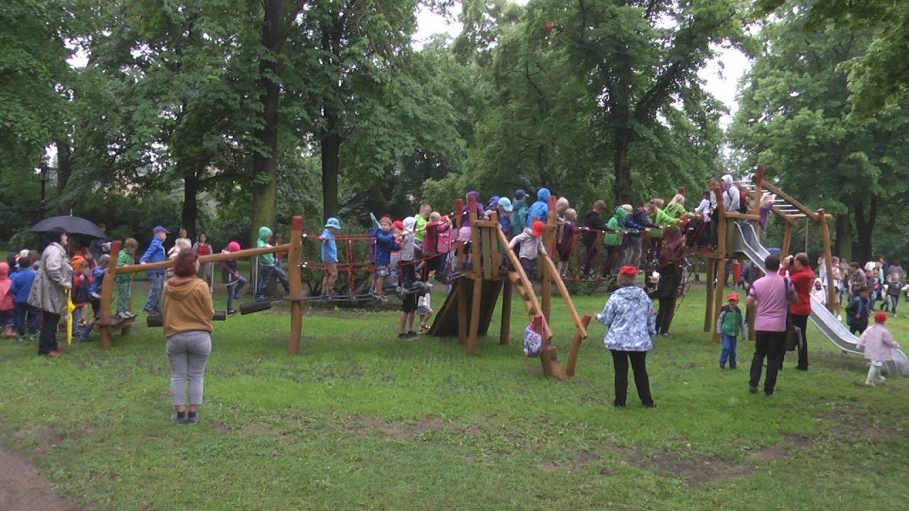 Einweihung Kinderspielplatz, Stadtpark Elsterwerda