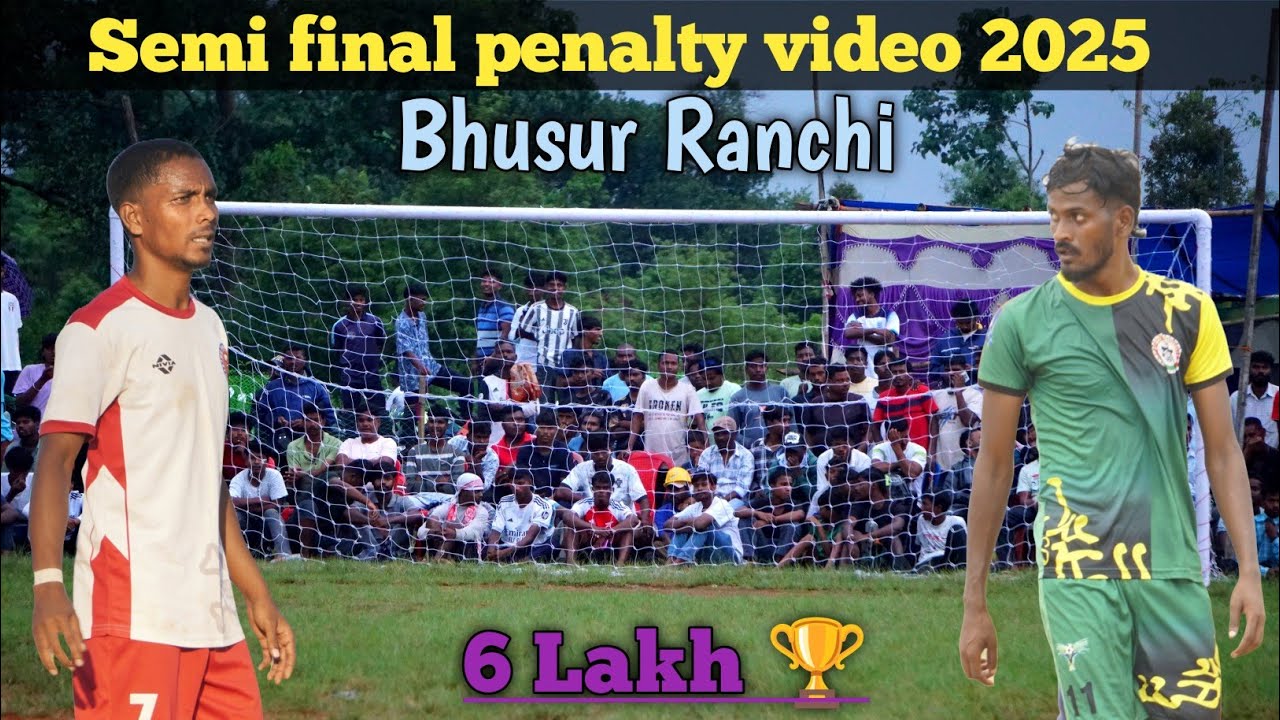 Semi final penalty//DC chandil vs nine bullet kawali Bhusur football match video Ranchi 