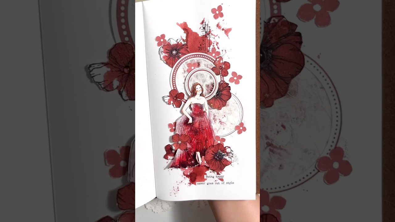 Happy Lunar New Year &hearts;️ #creativejournal #collage #journal #shorts #shortsvideo #journalwithme