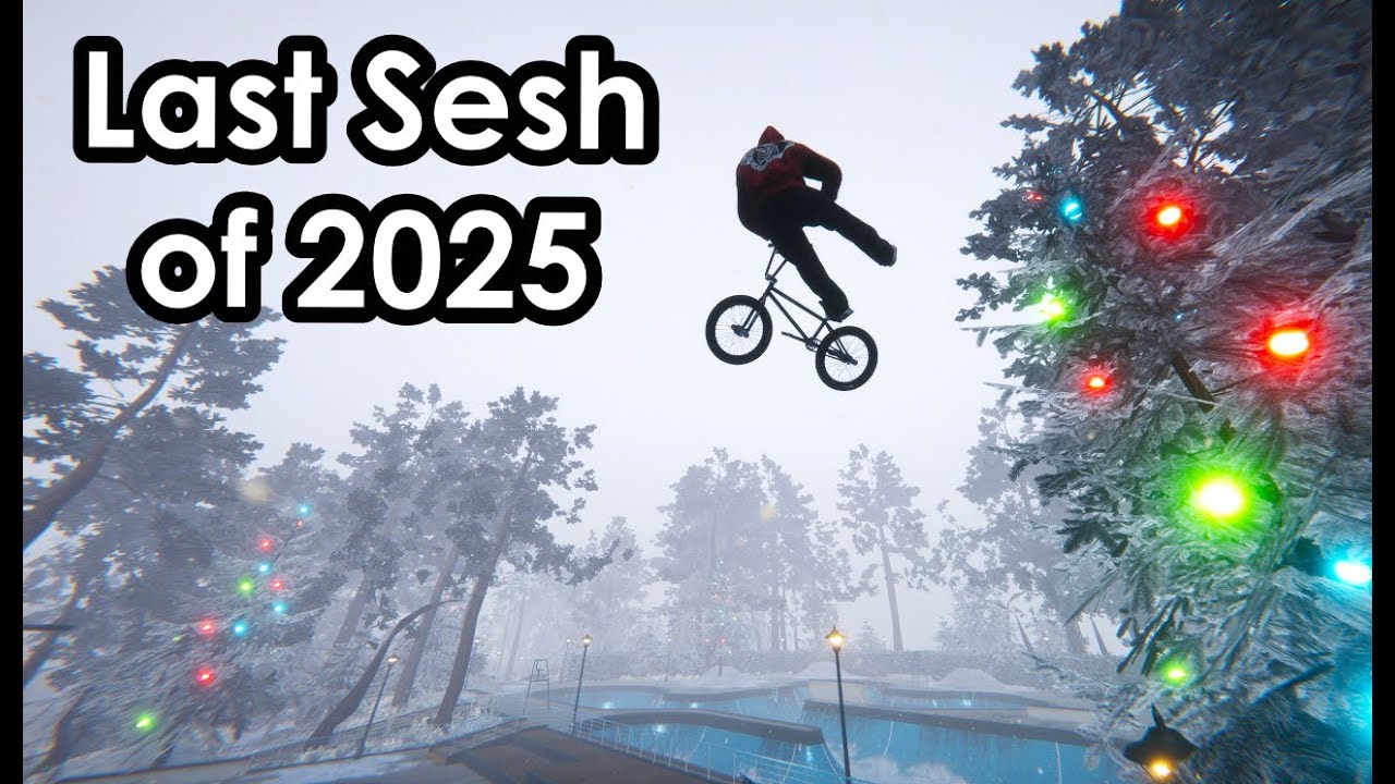 Mistletoe Woods Got A Winter Update! - Extended BMX Streets Session