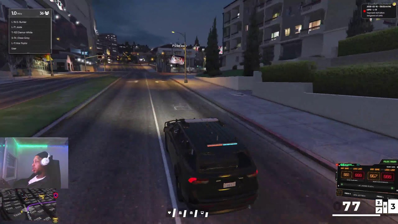 POWER RP 5.0 L-31 SGT Officer Taymerk McFullton #FIVEM #GTA #TRENDING #SERIOUSRP #TEEGRIZZLEY #GTA6
