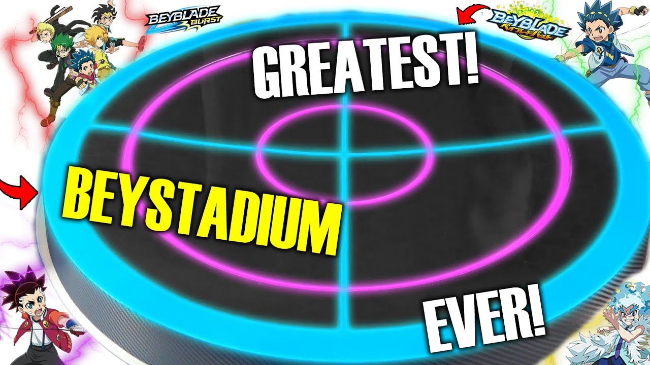 NEW BEYBLADE BURST REAL LIFE ANIME BEYSTADIUM!!