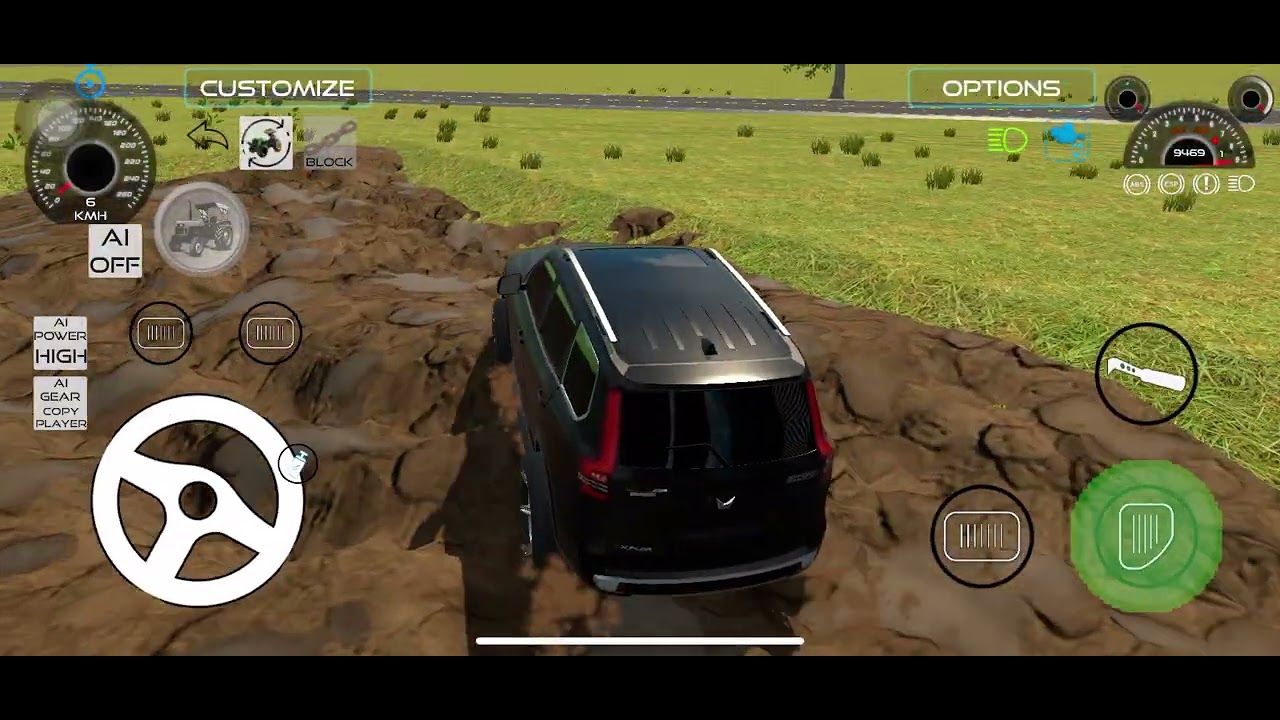 Black car 🚘 stunt 