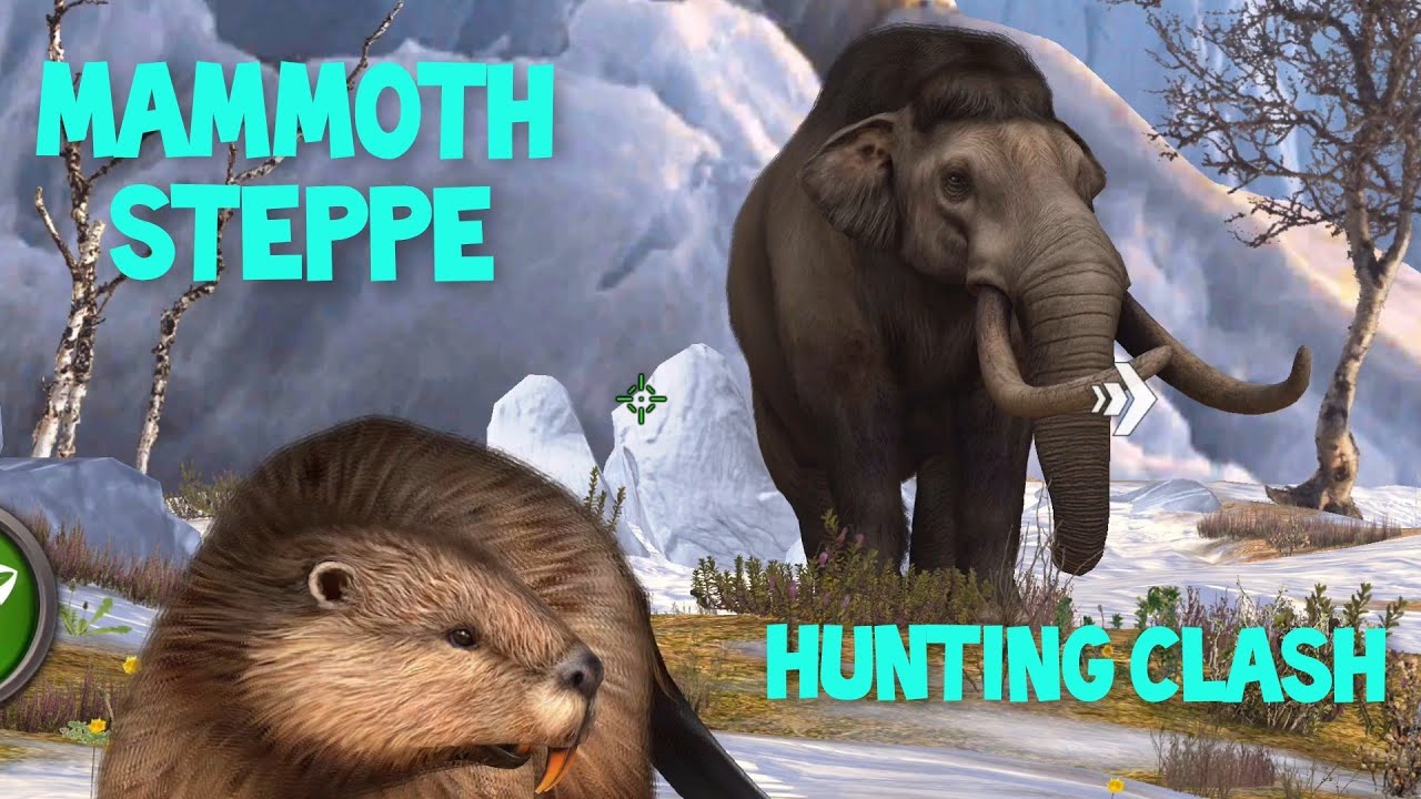 Mammoth found // hunting in Mammoth steppe // hunting clash