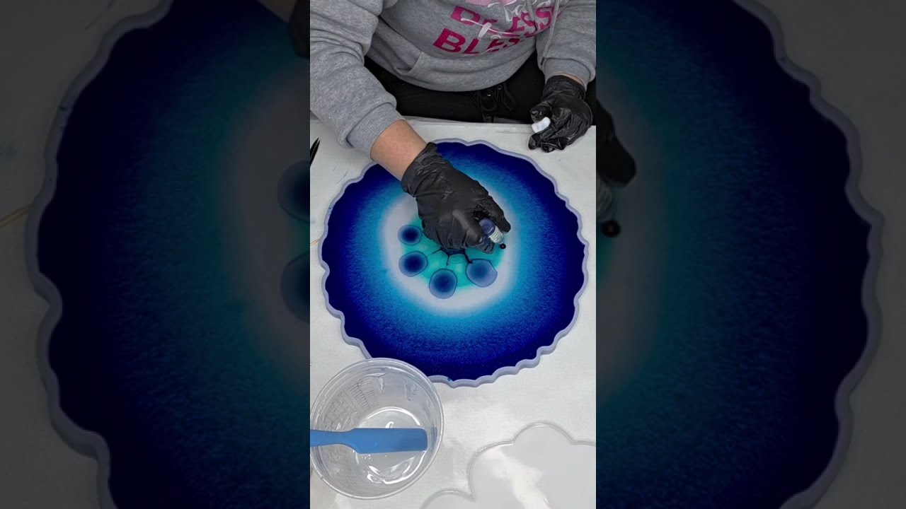 Ocean Wave Resin Bowl | Stunning Fluid Art Tutorial