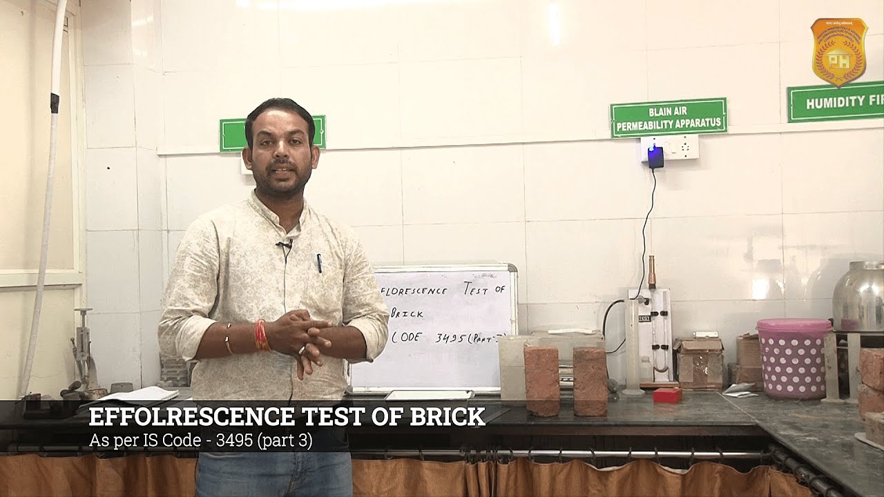 Efflorescence Brick test